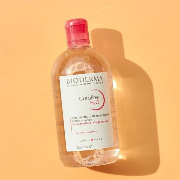 Bioderma-sensibio-H2O-500ml-qvkala میسلار واتر بایودرما مدل Sensibio H2O حجم 500 میلی لیتر - تصویر 1