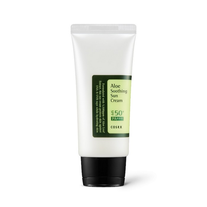 Cosrx-Aloe-Soothing-Sun-Cream کرم ضد آفتاب تسکین دهنده آلوورا کوزارکس SPF 50+ - تصویر 1