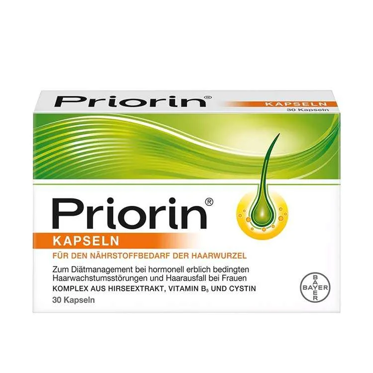Priorin-Hair-Capsule پریورین Priorin تقویت مو و کاهش ریزش مو 120 عددی آلمانی - تصویر 1